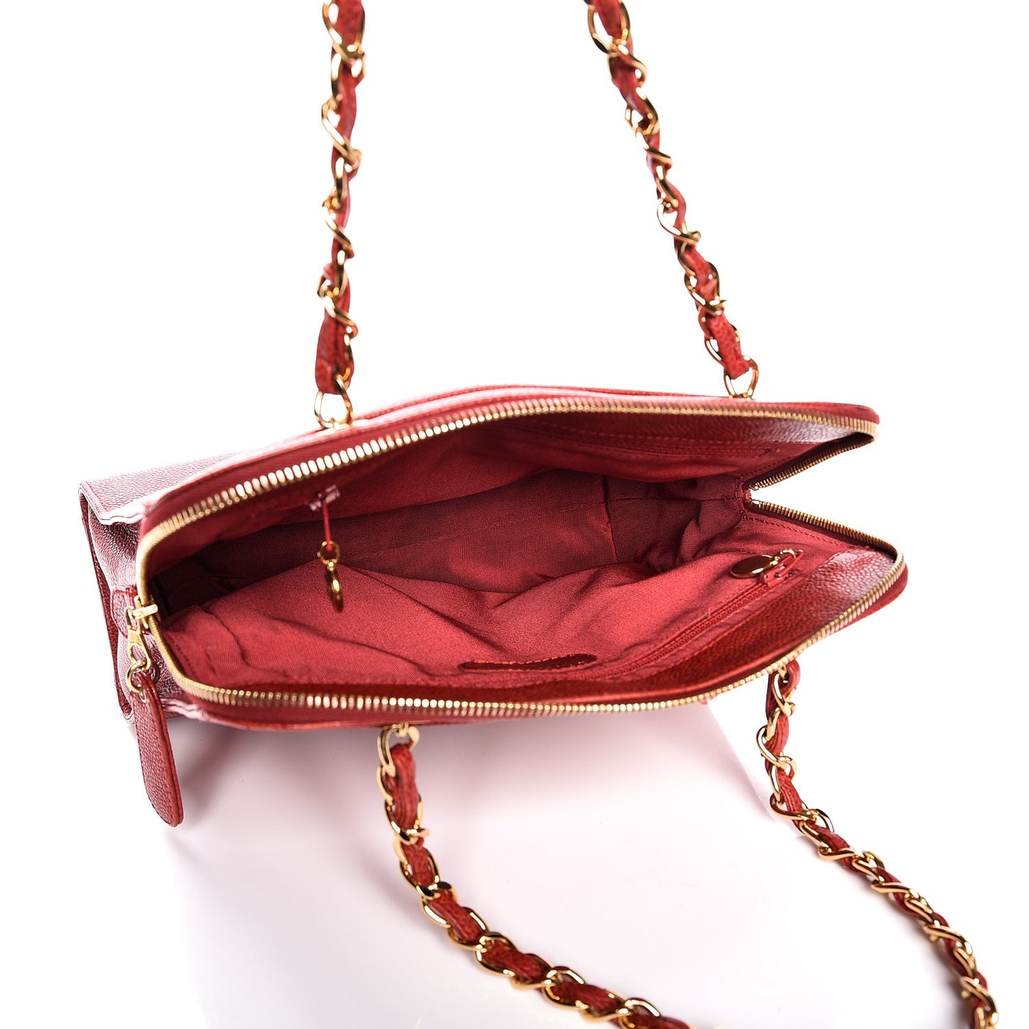 Caviar Shopper Tote Red