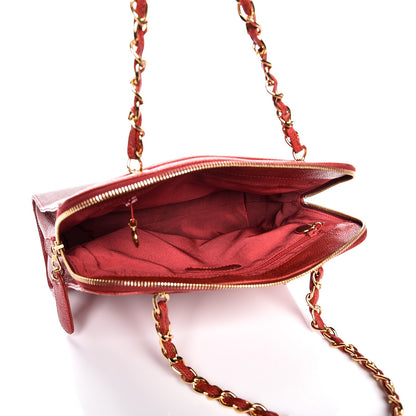Chanel Caviar Shopper Tote Red 5 of 13