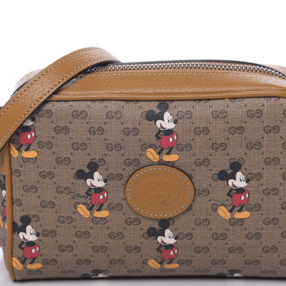 Gucci X DISNEY Mini Vintage GG Supreme Monogram Mickey Mouse Shoulder Bag Beige Vintage Sun Oil 8 of 10