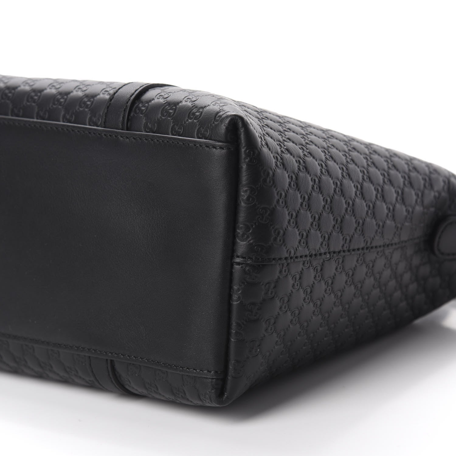 Gucci Soft Microguccissima Small Zippered Satchel Black 8 of 12