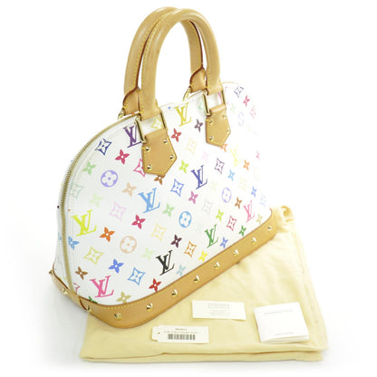 Louis Vuitton Monogram Multicolor Alma White 3 of 10