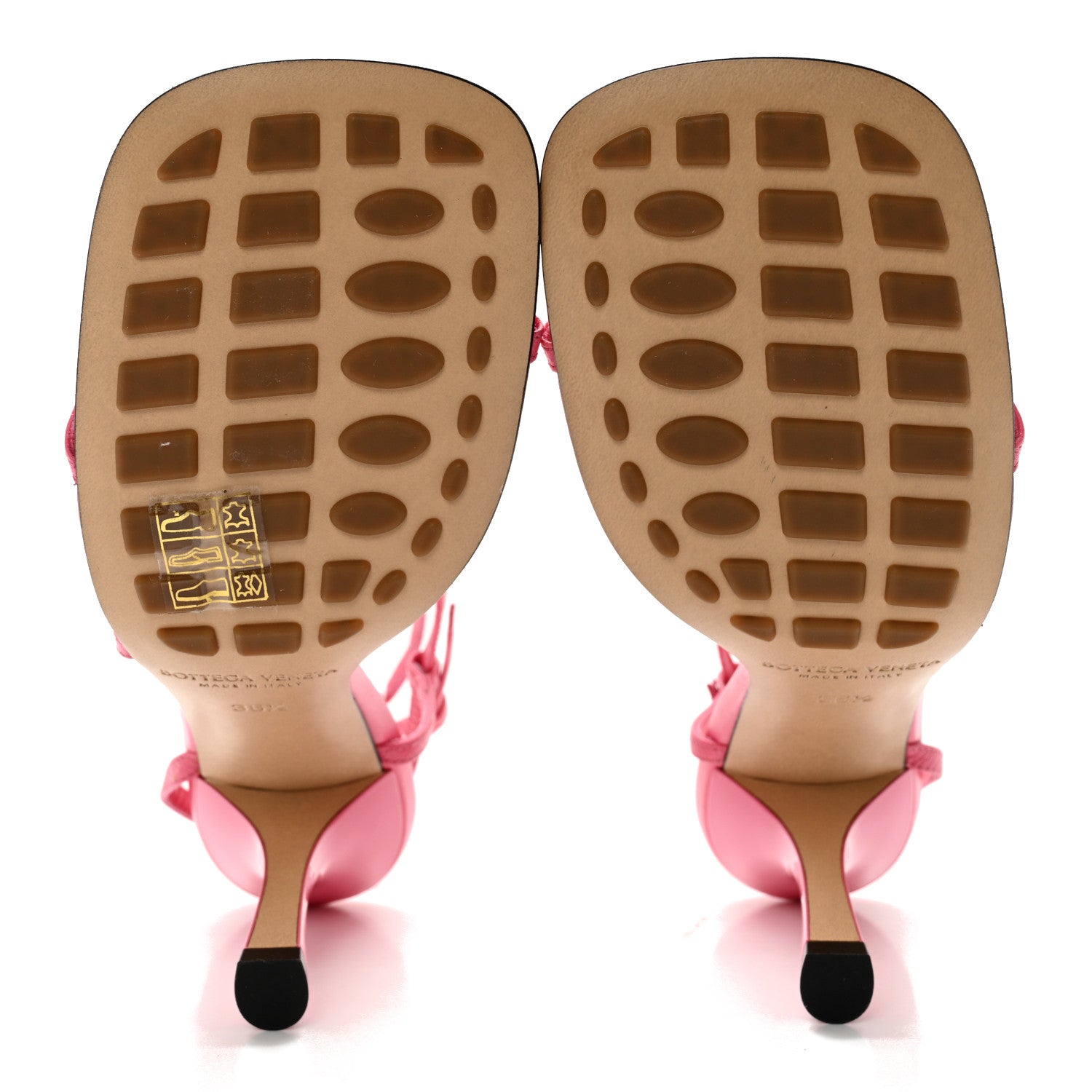 Bottega Veneta Crush Calfskin The Line 90mm Sandals 36.5 Milkshake 5 of 9