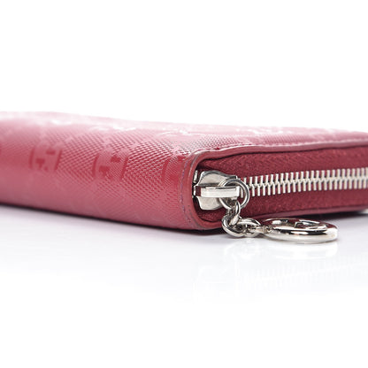 Gucci Imprime Monogram GG Pierce Zip Around Wallet Red 11 of 14