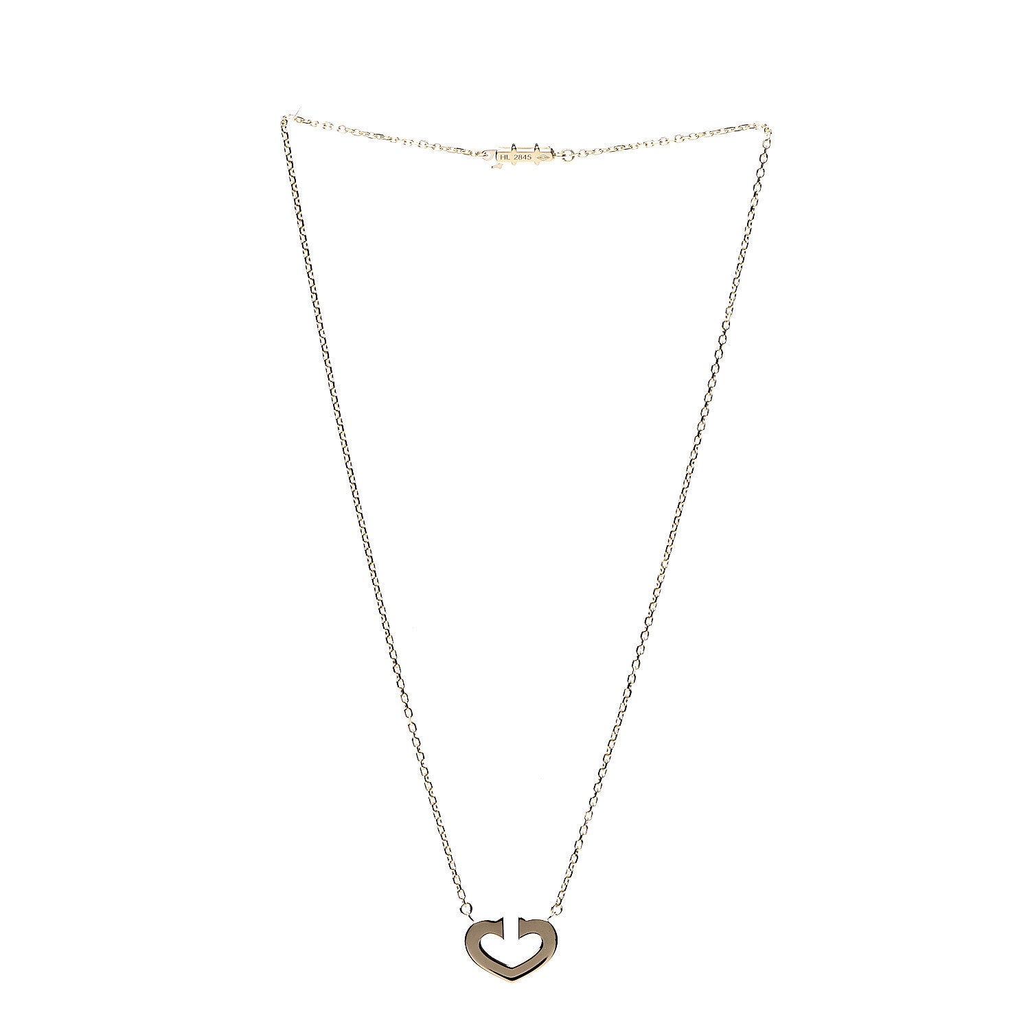 Cartier 18K Yellow Gold Medium Hearts and Symbols Necklace 2 of 5