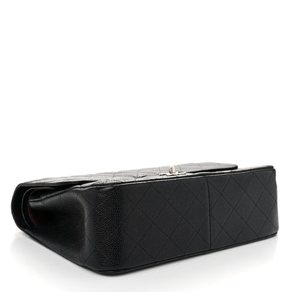 Chanel Caviar Quilted Jumbo Double Flap Black 4 of 11