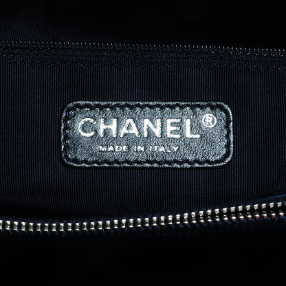 Chanel Caviar Grand Shopping Tote GST Dark Blue 5 of 7