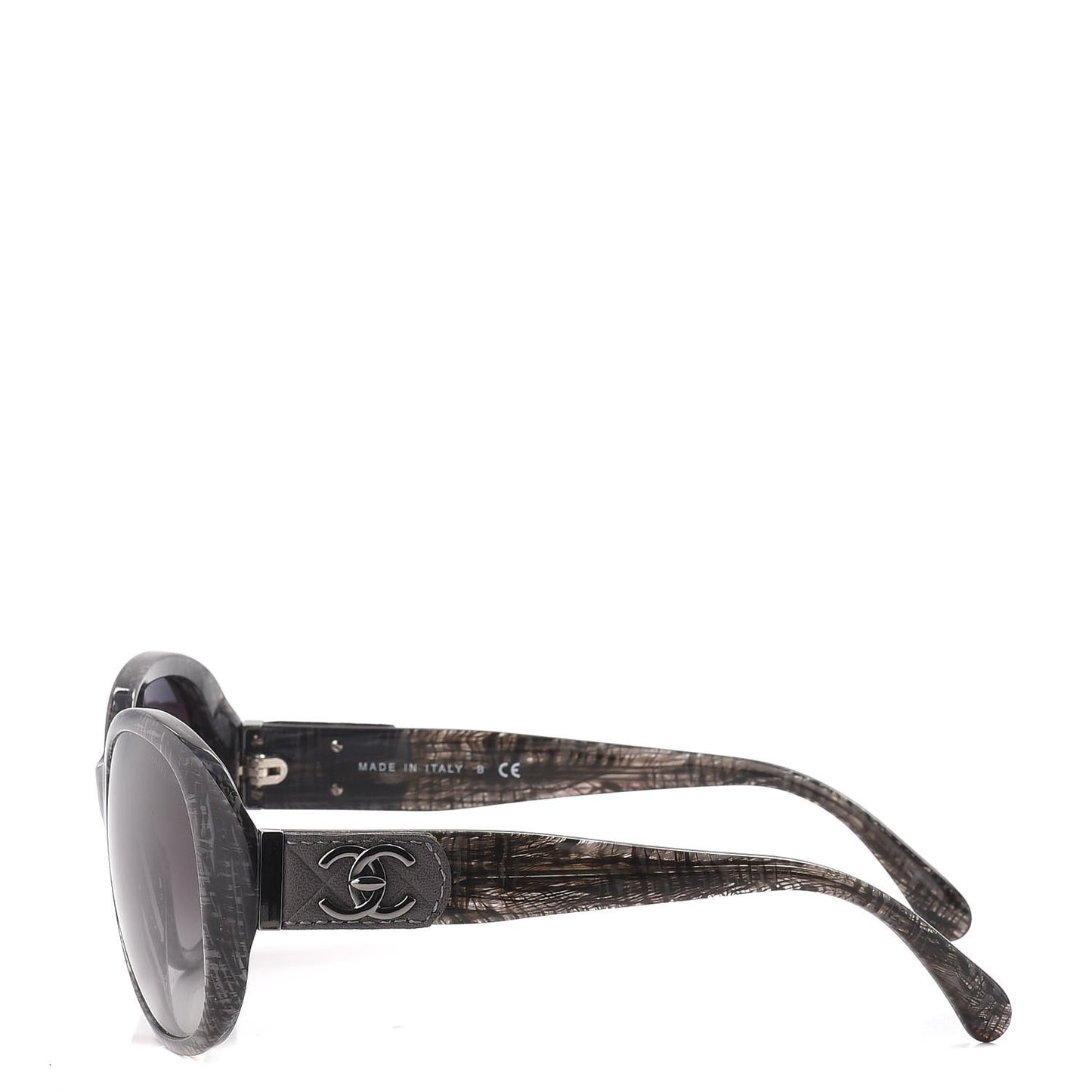CC Tweed Turnlock Sunglasses 5235-Q Black