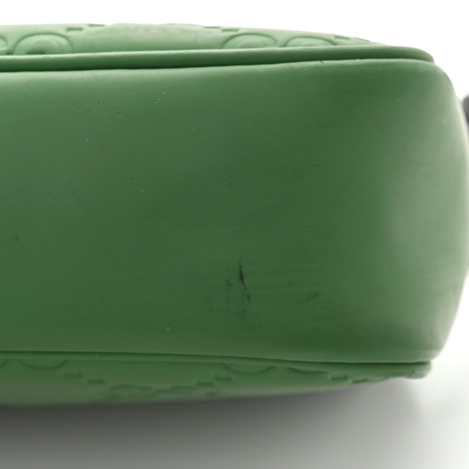 Gucci Rubber Effect Monogram GG Mini Crossbody Bag New Shamrock 11 of 11