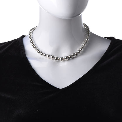 Tiffany Sterling Silver HardWear Graduated Ball Necklace 2 of 7