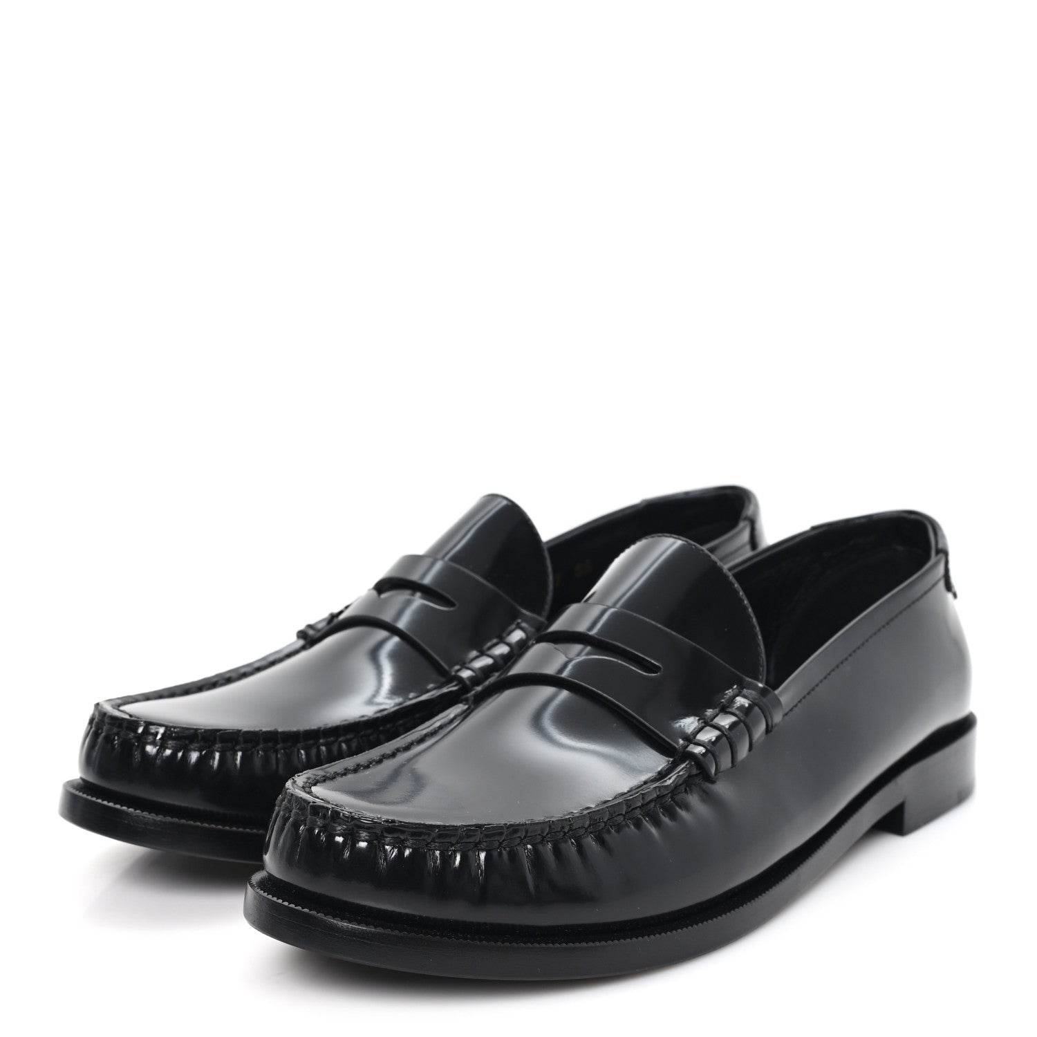 Saint Laurent Magnum Calfskin Le Loafer 15 Moccasin 38 Black 4 of 9