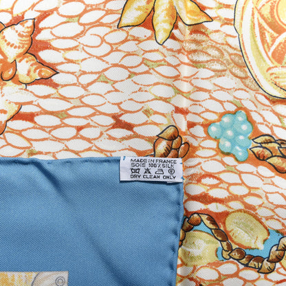 Hermes Silk Rocaille II Scarf 90 5 of 5