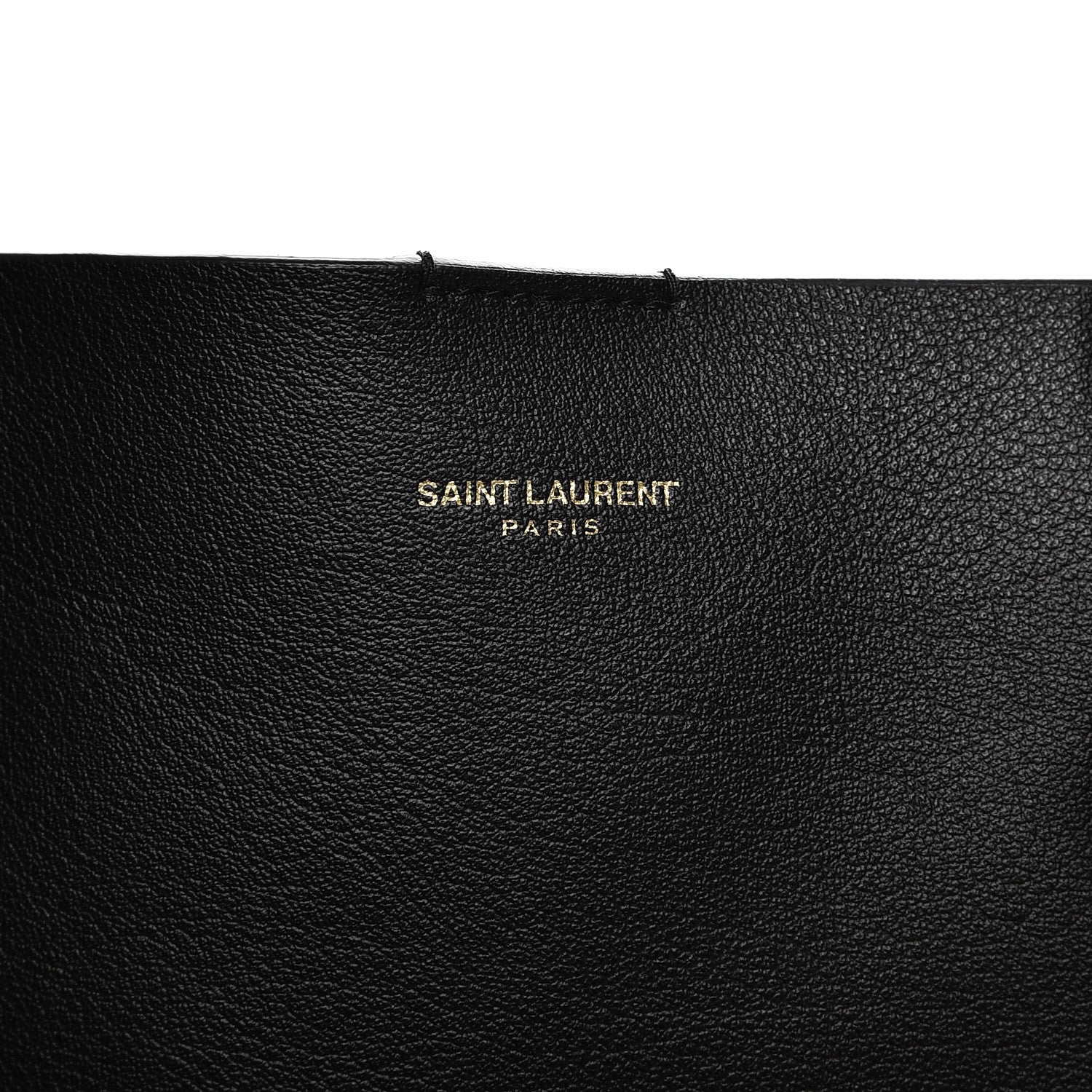 Saint Laurent Calfskin Large Shopping Tote Black 8 of 8