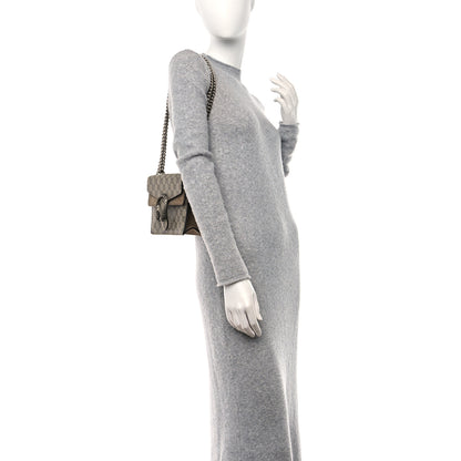 Gucci GG Supreme Monogram Mini Dionysus Shoulder Bag Taupe 2 of 11