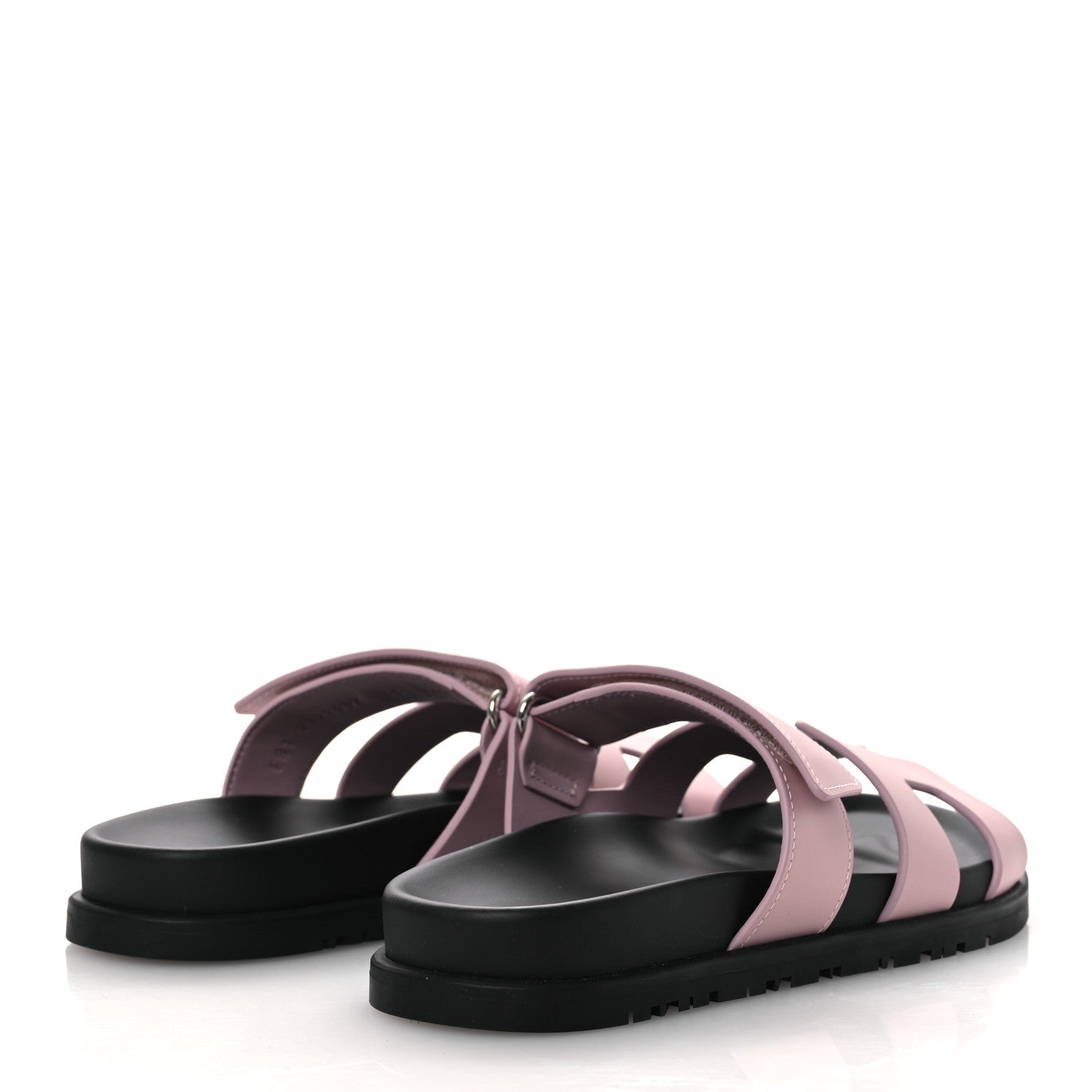 Hermes Calfskin Womens Chypre Sandals 36 Rose Cancan 5 of 11