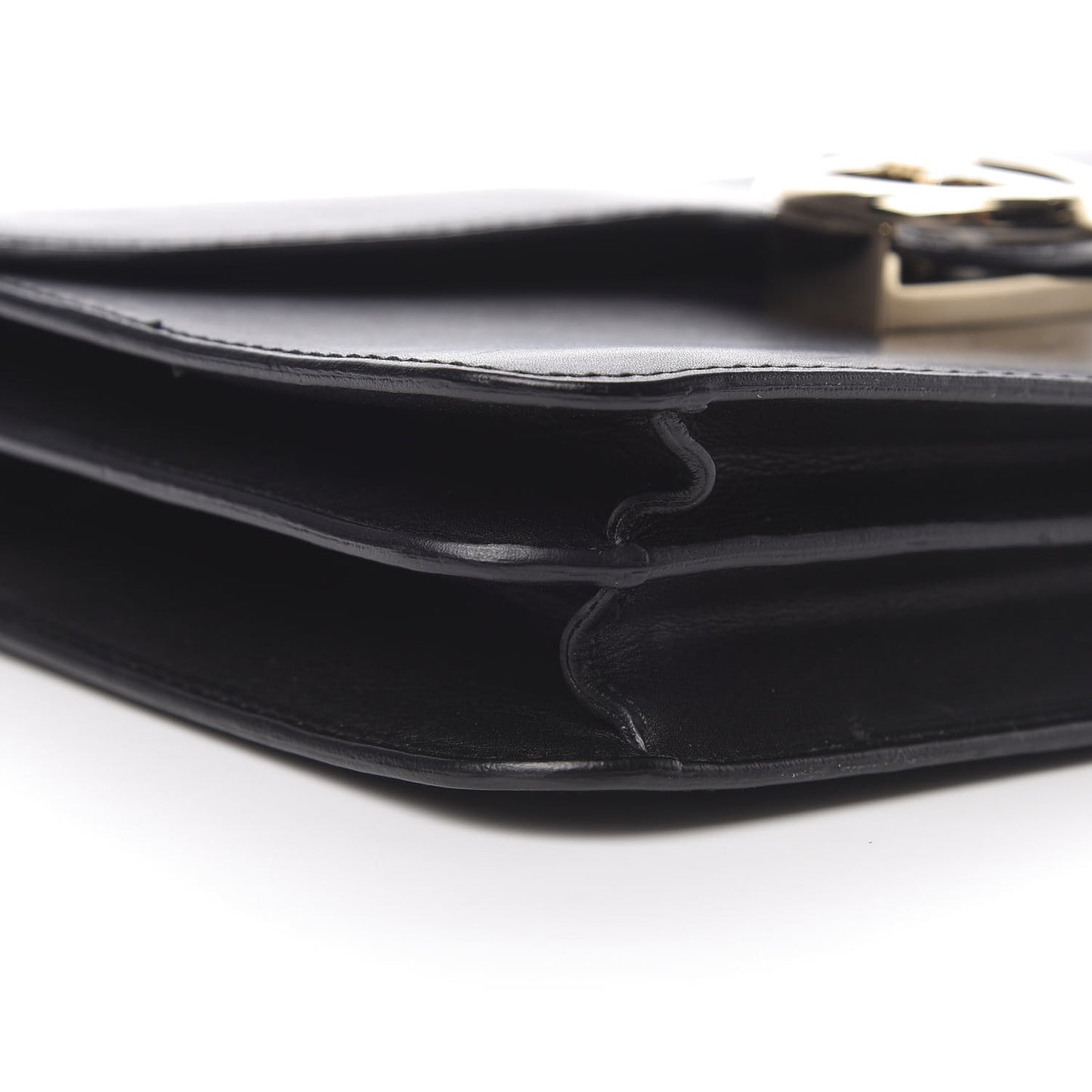 Calfskin Medium 1973 Shoulder Flap Bag Black
