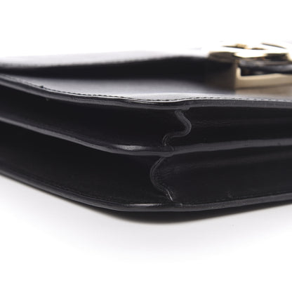 Gucci Calfskin Medium 1973 Shoulder Flap Bag Black 10 of 17
