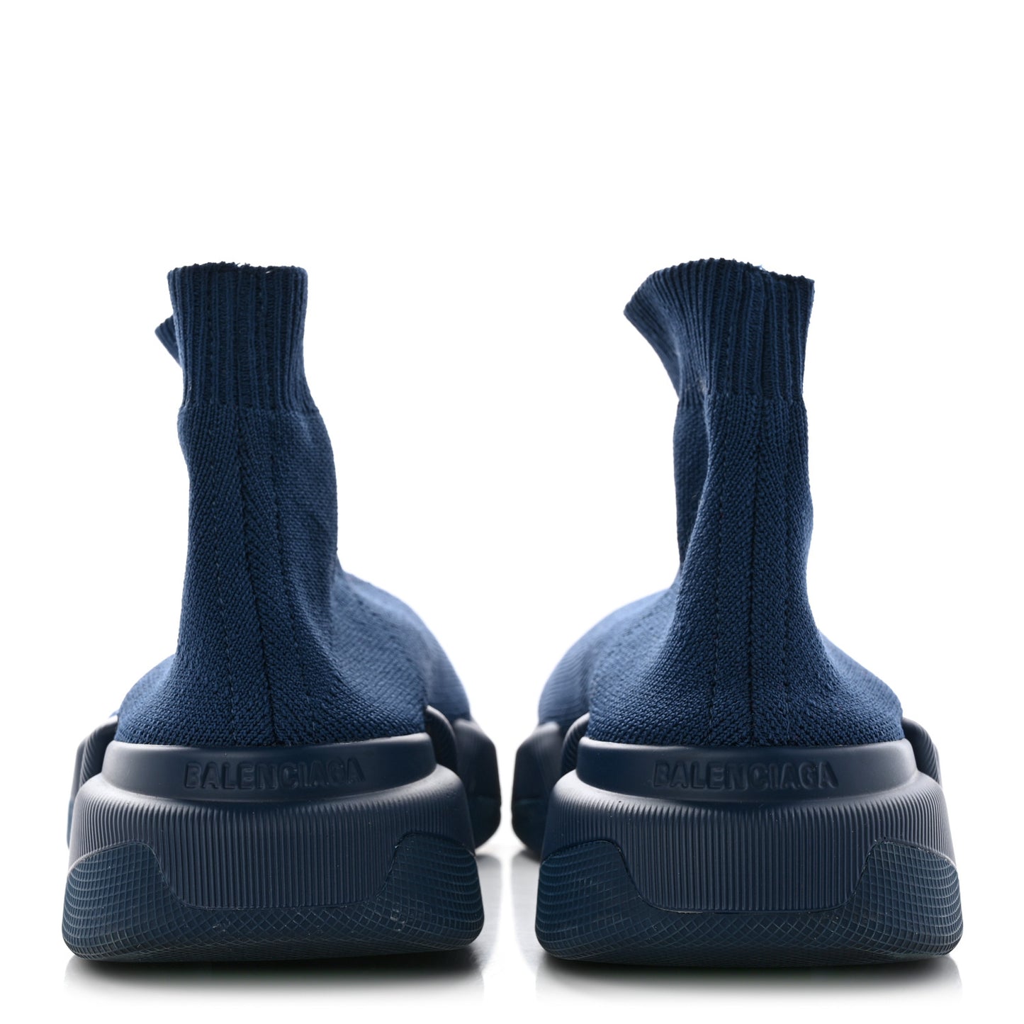 Neoprene Knit Womens Speed Sneakers 36 Navy Blue