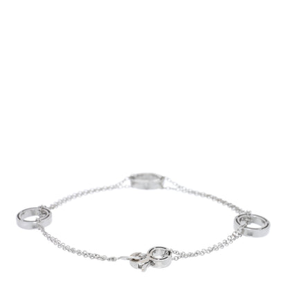 Damiani 18K White Gold Diamond D.Side Station Bracelet 2 of 3