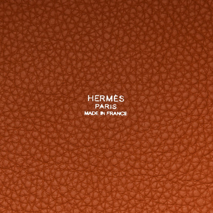 Hermes Taurillon Clemence Picotin Lock 22 MM Gold 6 of 11