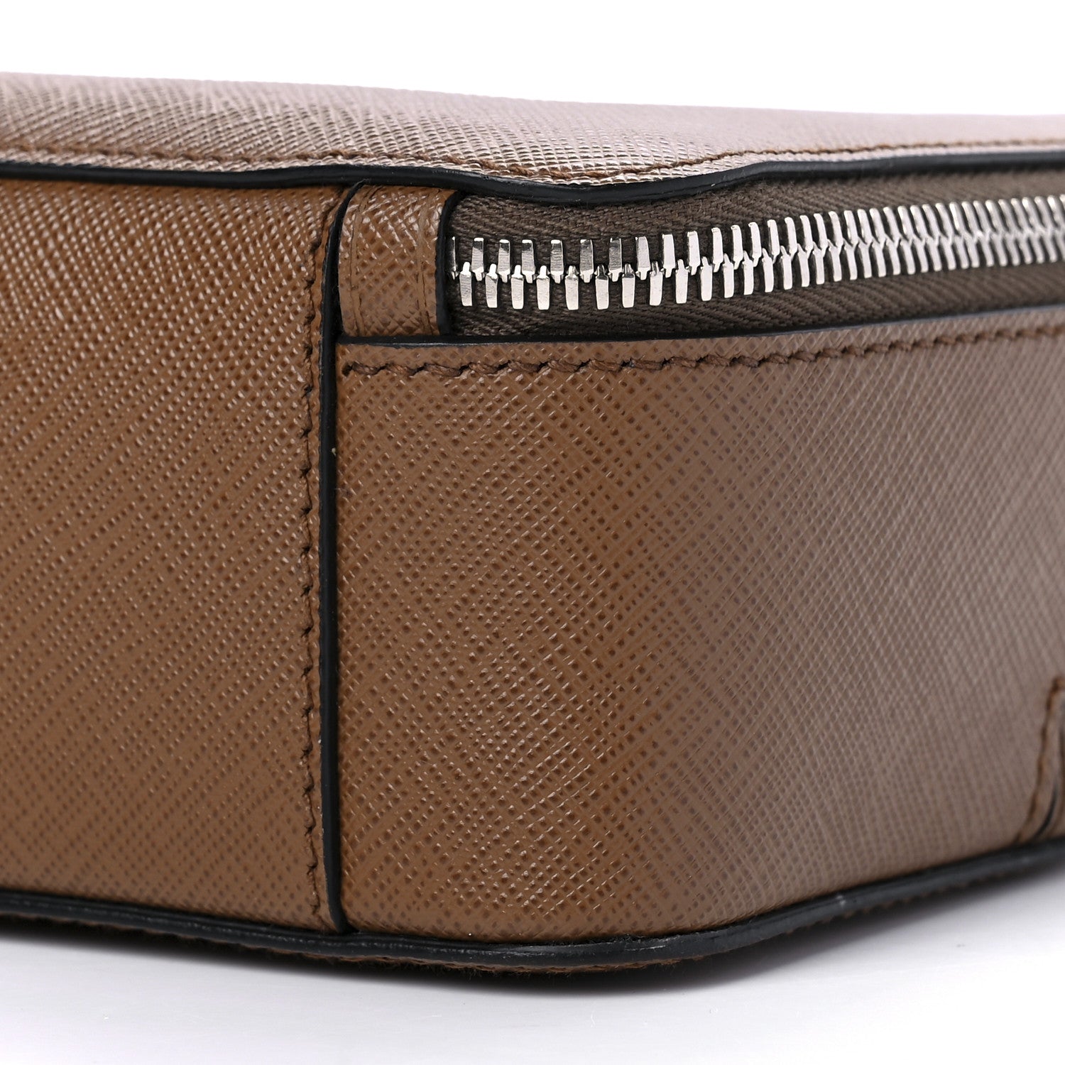 Prada Saffiano Travel Medium Brique Crossbody Bag Cannella 8 of 8
