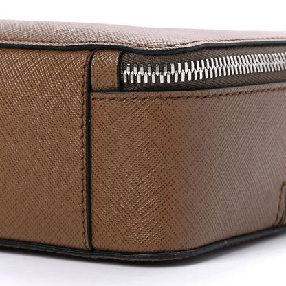 Prada Saffiano Travel Medium Brique Crossbody Bag Cannella 8 of 8