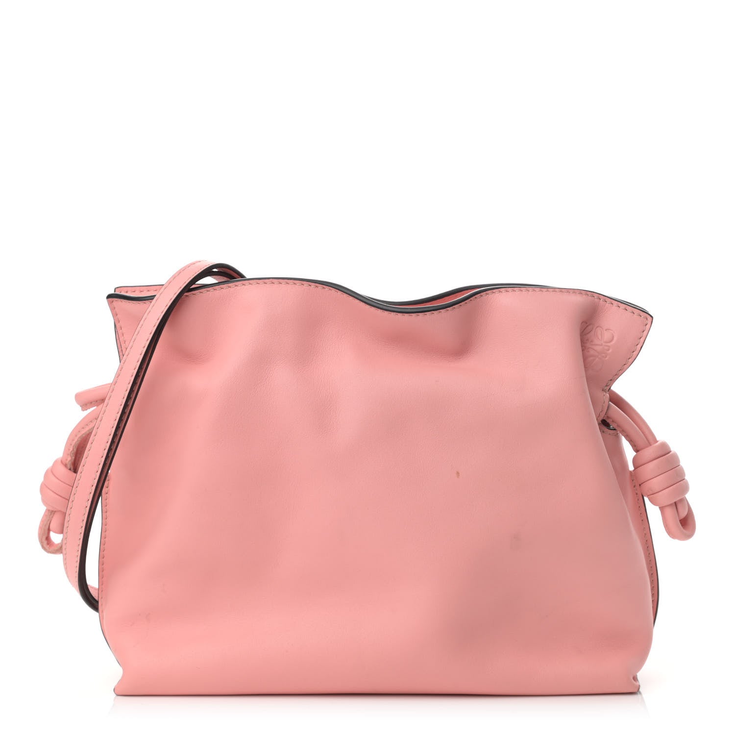 Loewe Calfskin Mini Flamenco Knot Clutch Blossom 1 of 12
