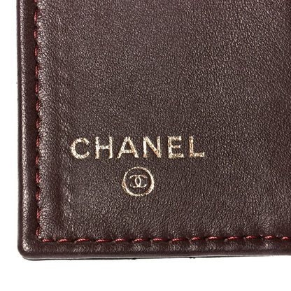 Chanel Lambskin Quilted Double Flap Wallet Black 8 of 11