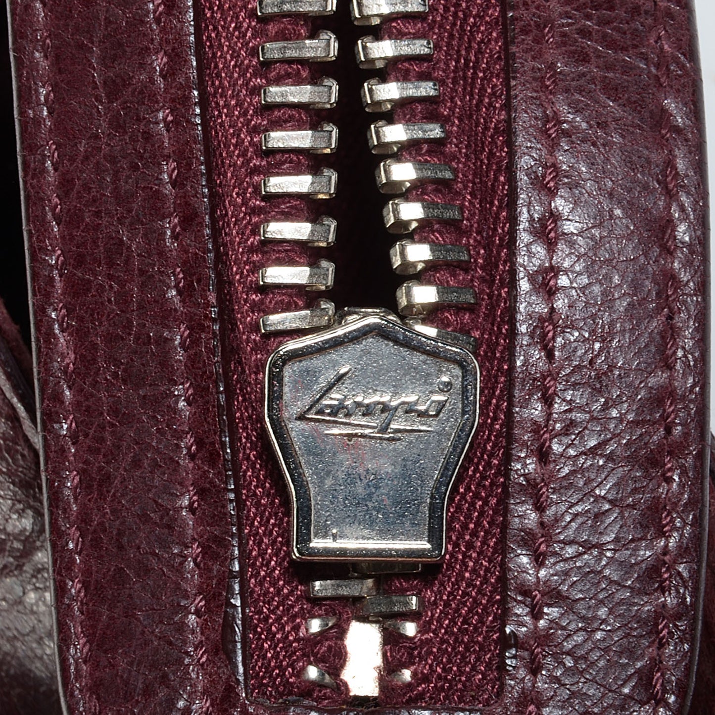 Agneau Giant 21 Silver Hardware Part Time Black Cherry