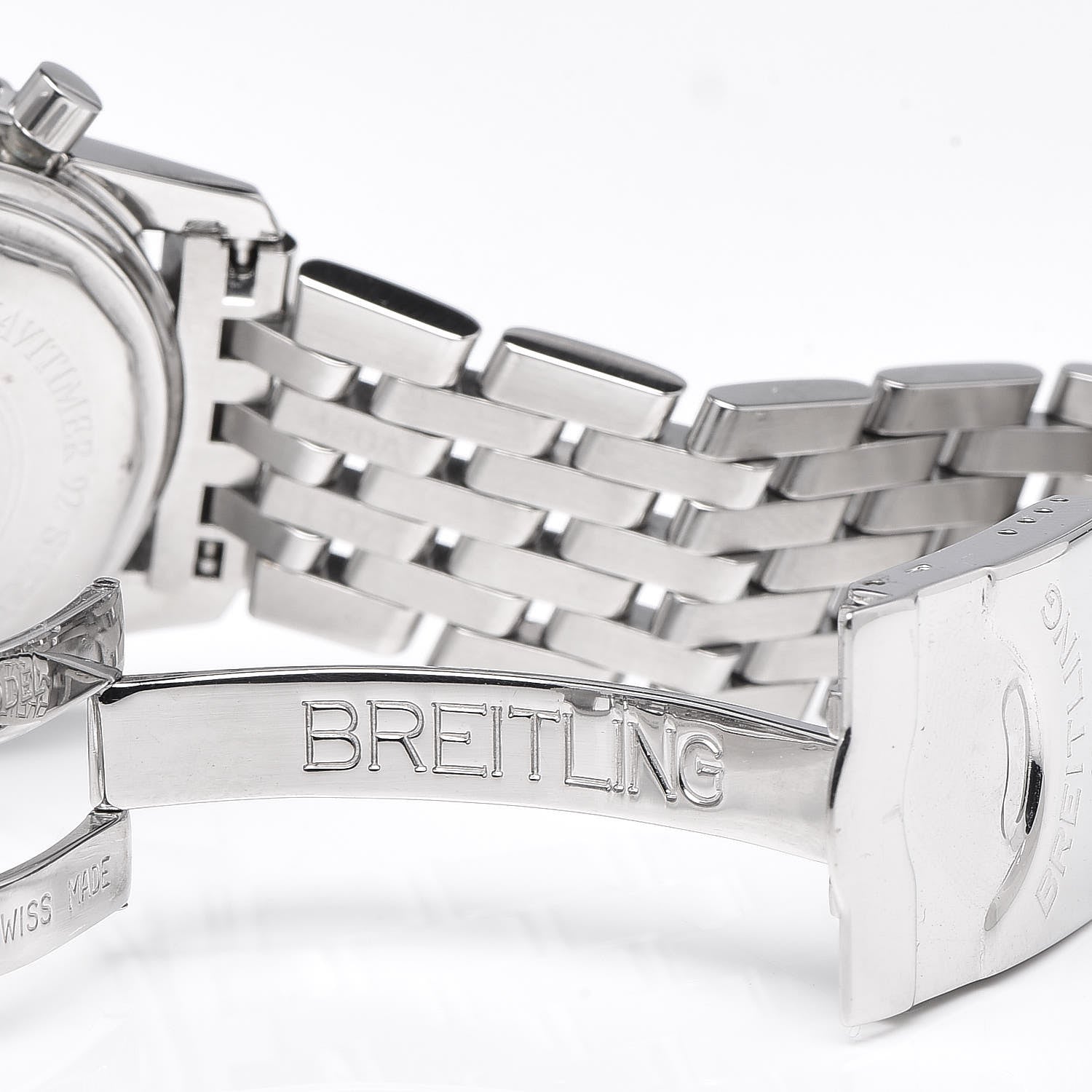 Breitling Stainless Steel 37mm Navitimer 92 Patrulla Aguila Automatic Watch Blue A30022 7 of 7