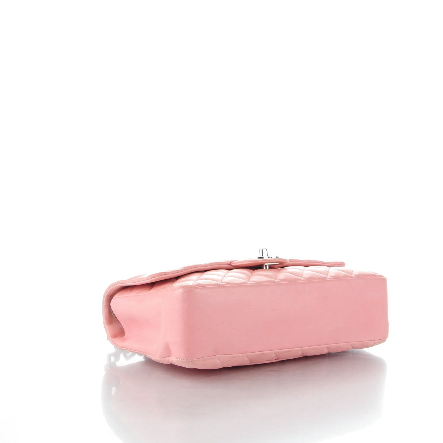 Lambskin Medium Heart Valentine Flap Pink