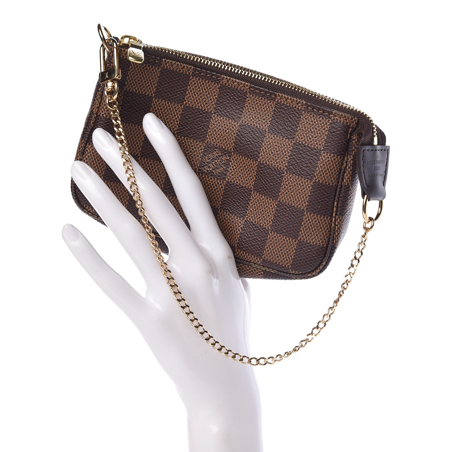 Louis Vuitton Damier Ebene Mini Pochette Accessories 2 of 8