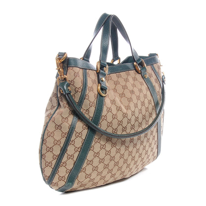 Gucci Monogram GG ABBEY Medium Tote Green 3 of 7