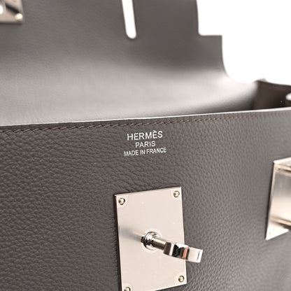 Hermes Togo Maxi Kelly Retourne 42 Etain 5 of 13