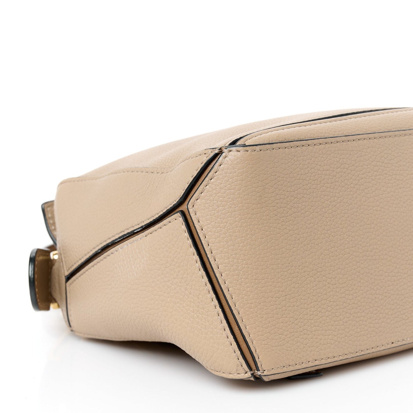 Grained Calfskin Small Puzzle Bag Sand Mink