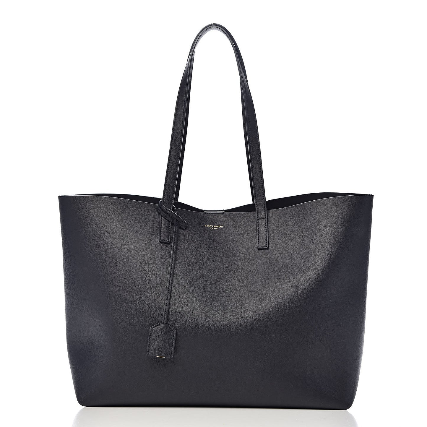 Calfskin Large Shopping Tote Navy