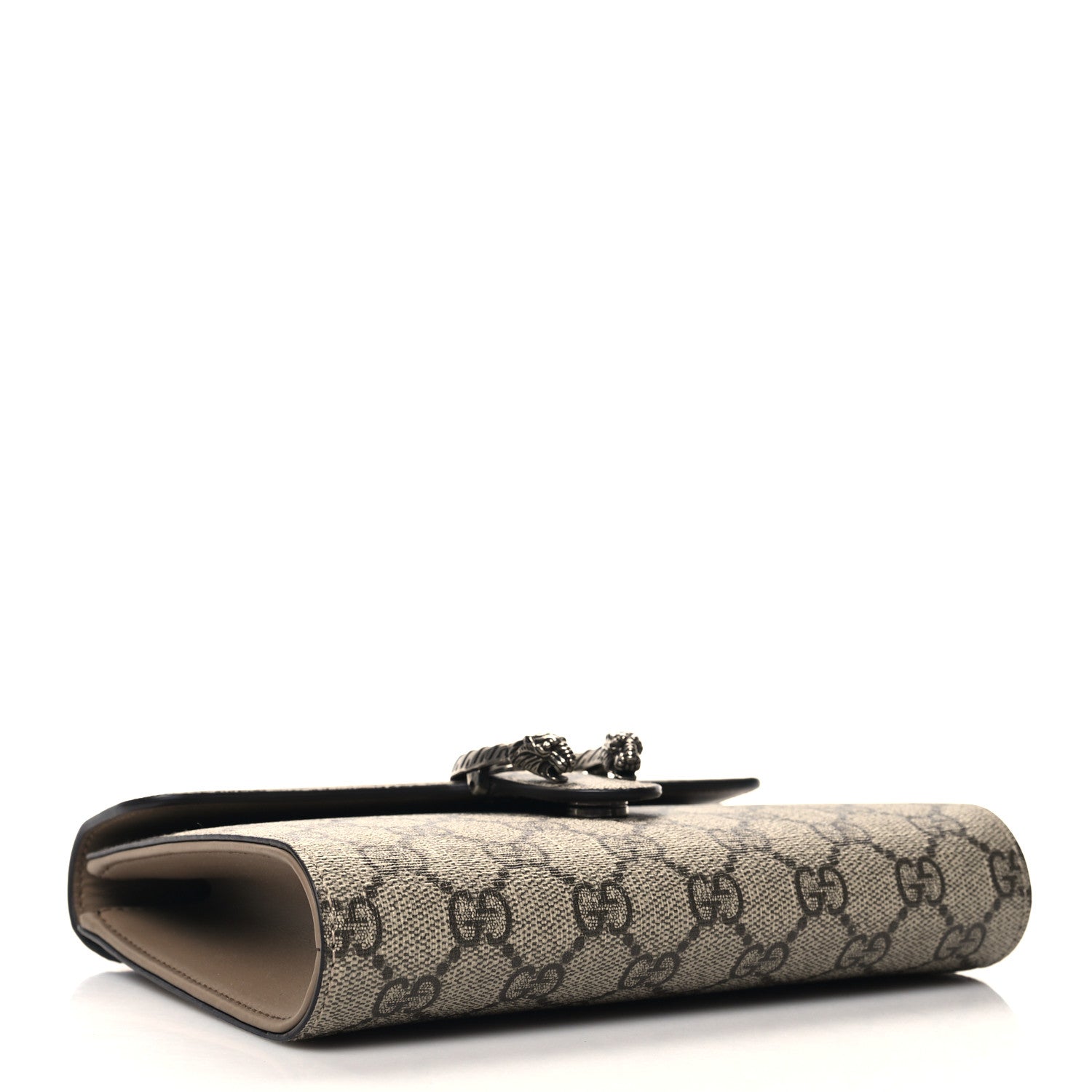 Gucci GG Supreme Monogram Dionysus Clutch Taupe 4 of 11