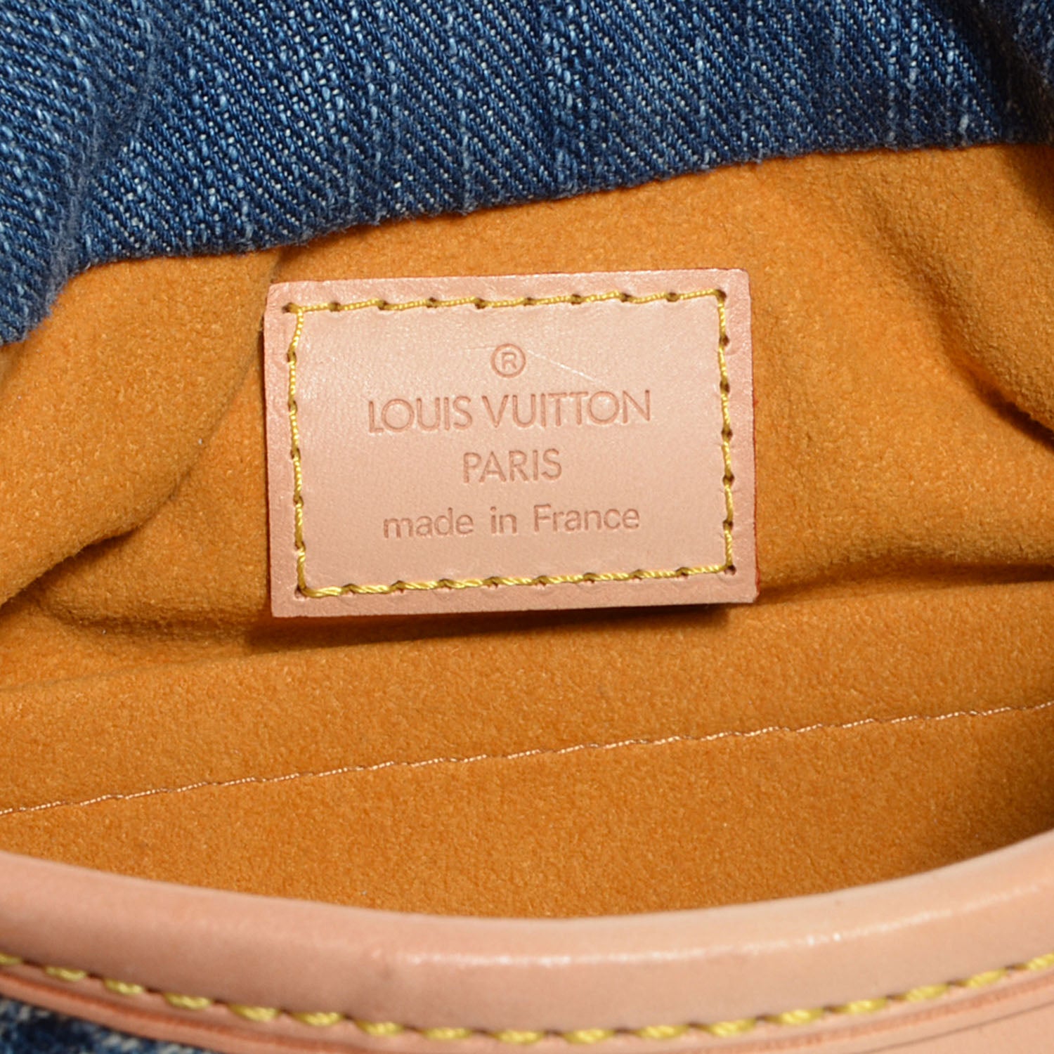 Louis Vuitton Denim Pleaty Blue 6 of 7