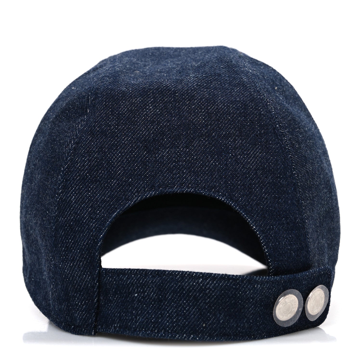 Hermes Denim Embroidered Davis Emile Hat 57 Indigo 1761874