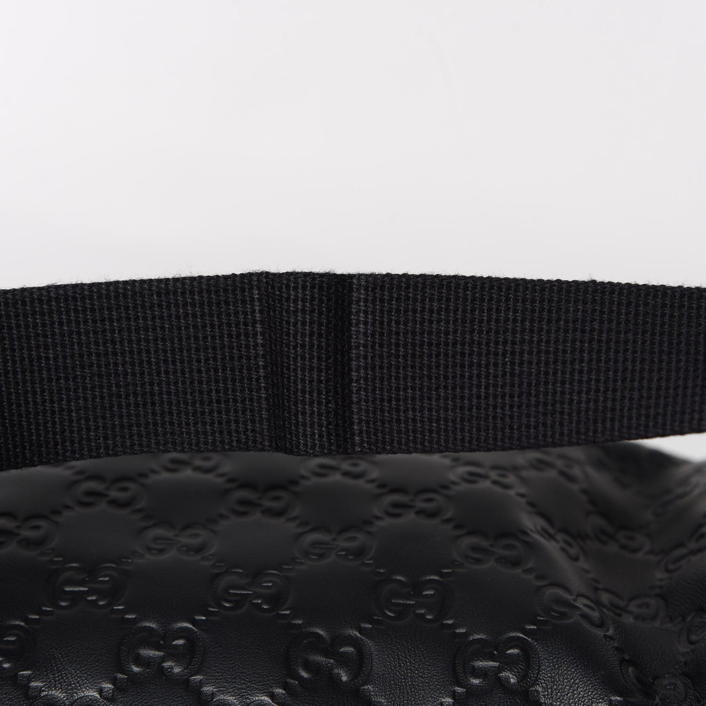 Guccissima Web Belt Bag Black
