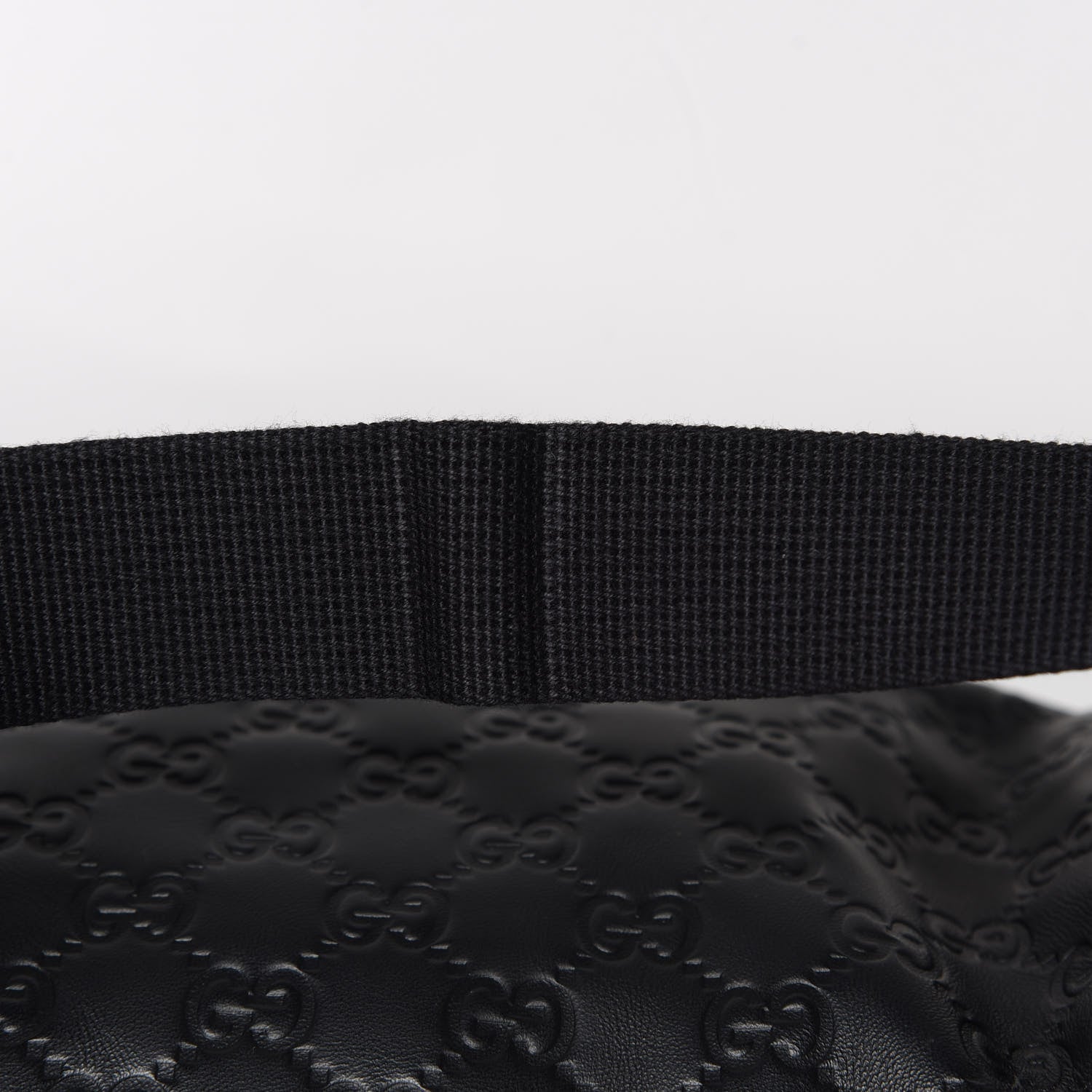 Gucci Guccissima Web Belt Bag Black 12 of 12