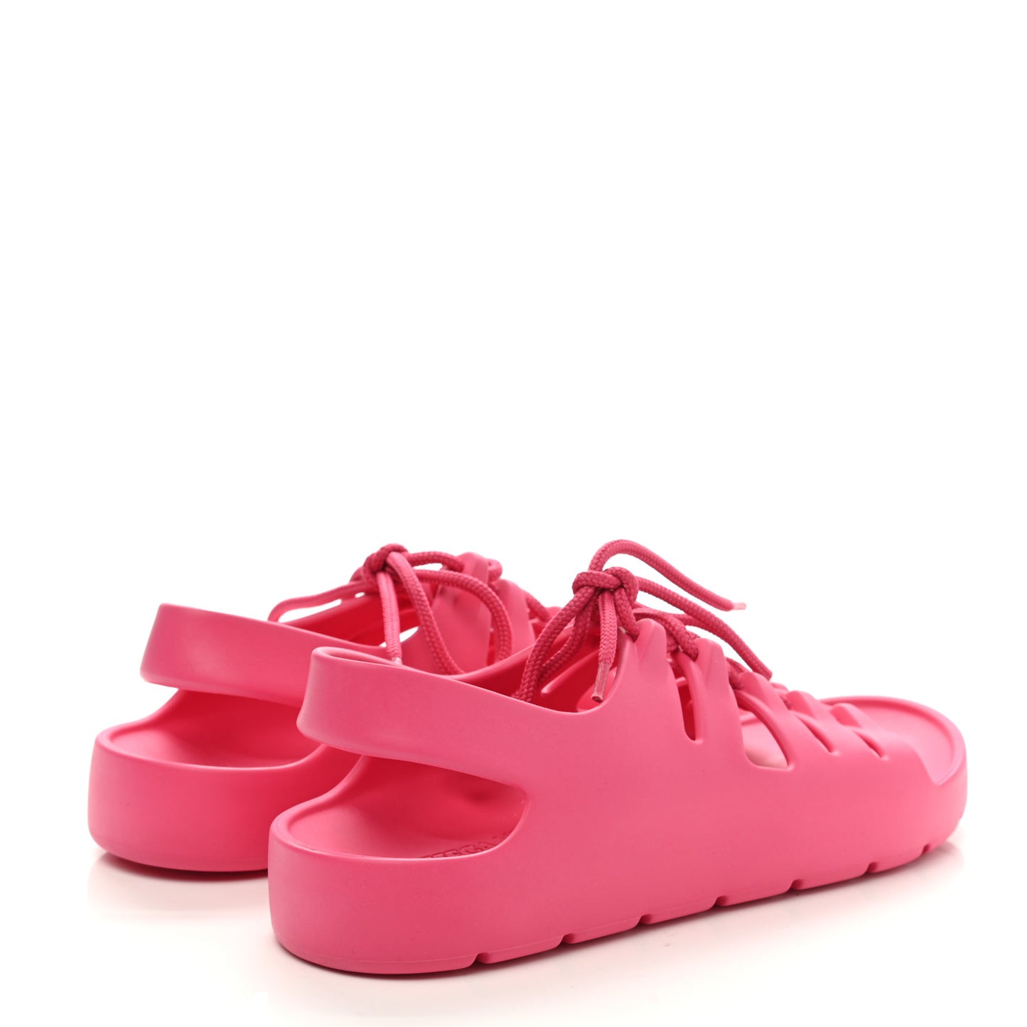 Rubber Jelly Sandals 38 Cranberry