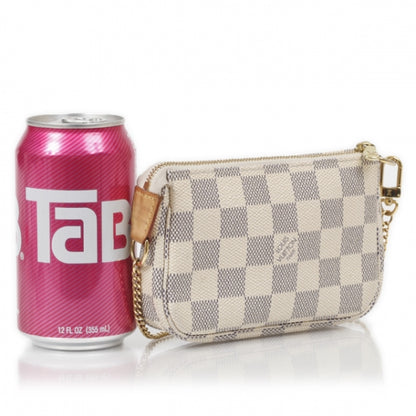 Louis Vuitton Damier Azur Mini Pochette 2 of 10