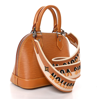 Louis Vuitton Epi Jacquard Alma BB Honey Gold 3 of 10