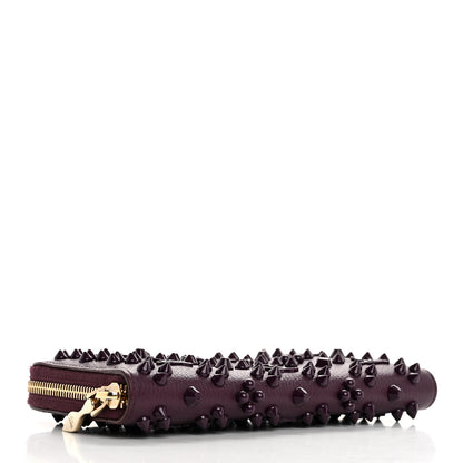 Christian Louboutin Calfskin Loubinthesky Panettone Wallet Purple 4 of 9