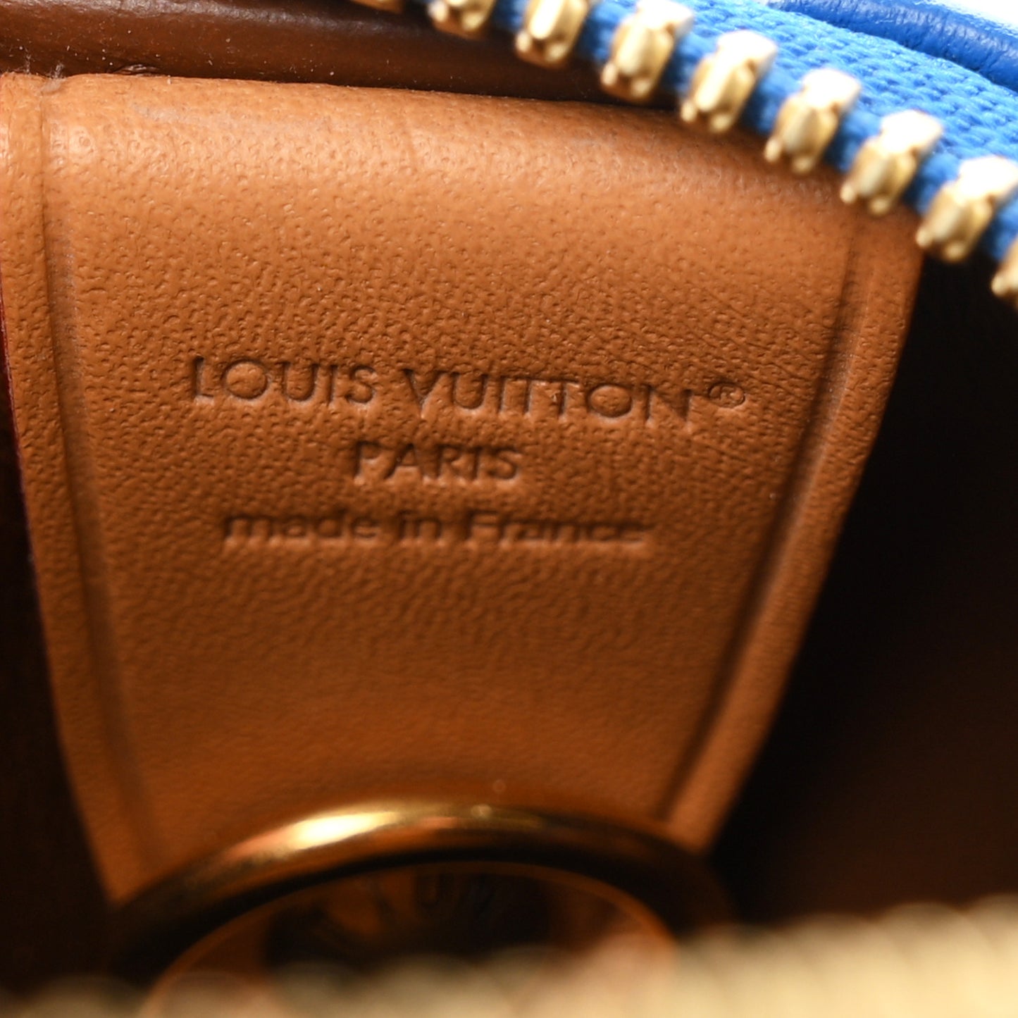 Calfskin Monogram Speedy P9 Bandouliere 20 Blue