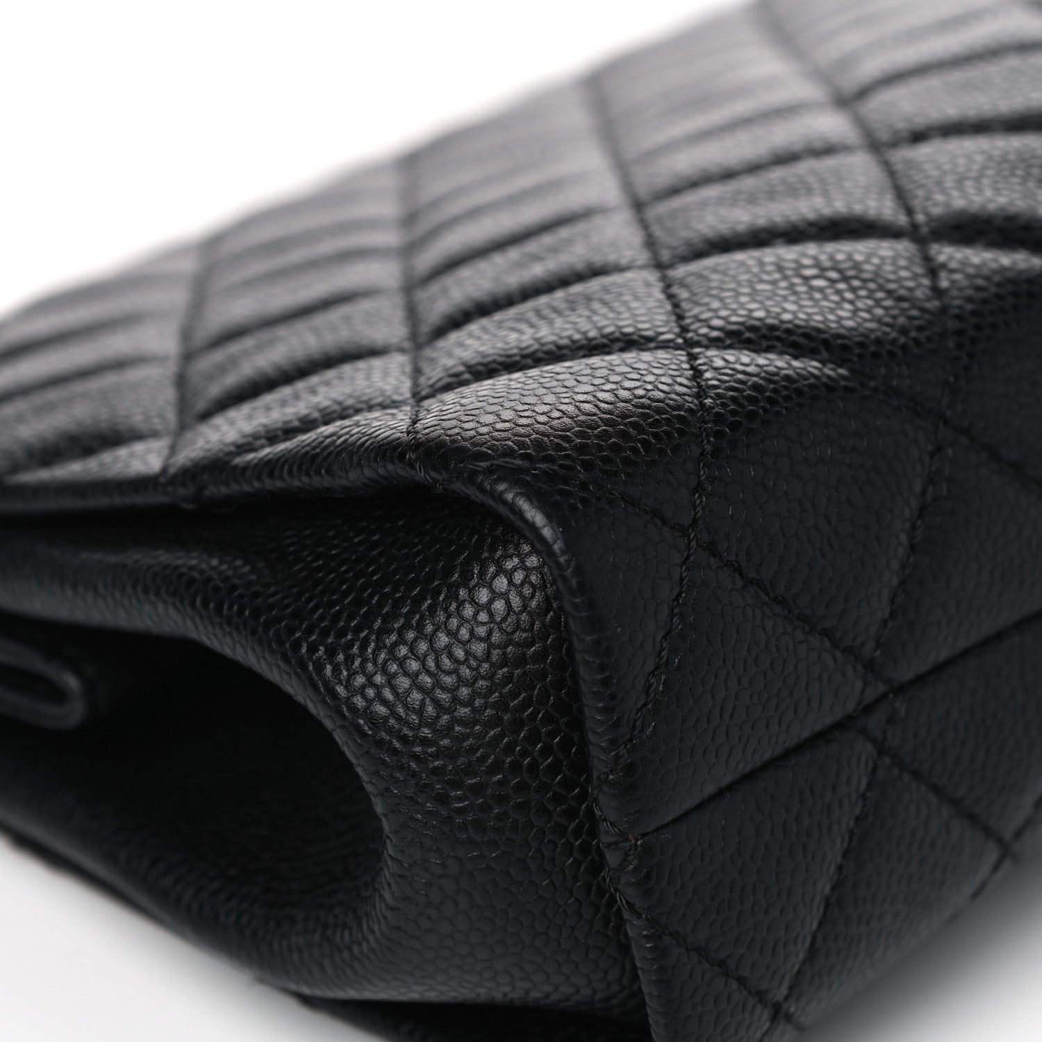 Chanel Caviar Quilted CC Large Clutch Black 12 of 15