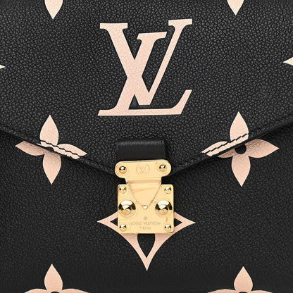 Louis Vuitton Empreinte Monogram Giant Pochette Metis Black Beige 7 of 9