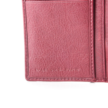 Balenciaga Agneau Giant 12 Silver Hardware Money Wallet Cassis 6 of 7