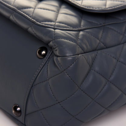 Chanel Lambskin Quilted Hobo Blue 20 of 32