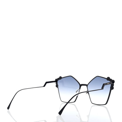 Fendi Geometric Dots Sunglasses FF 0261/S Dark Blue 4 of 8